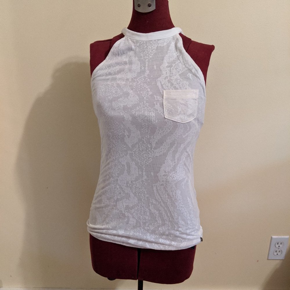 White Harley Davidson tank